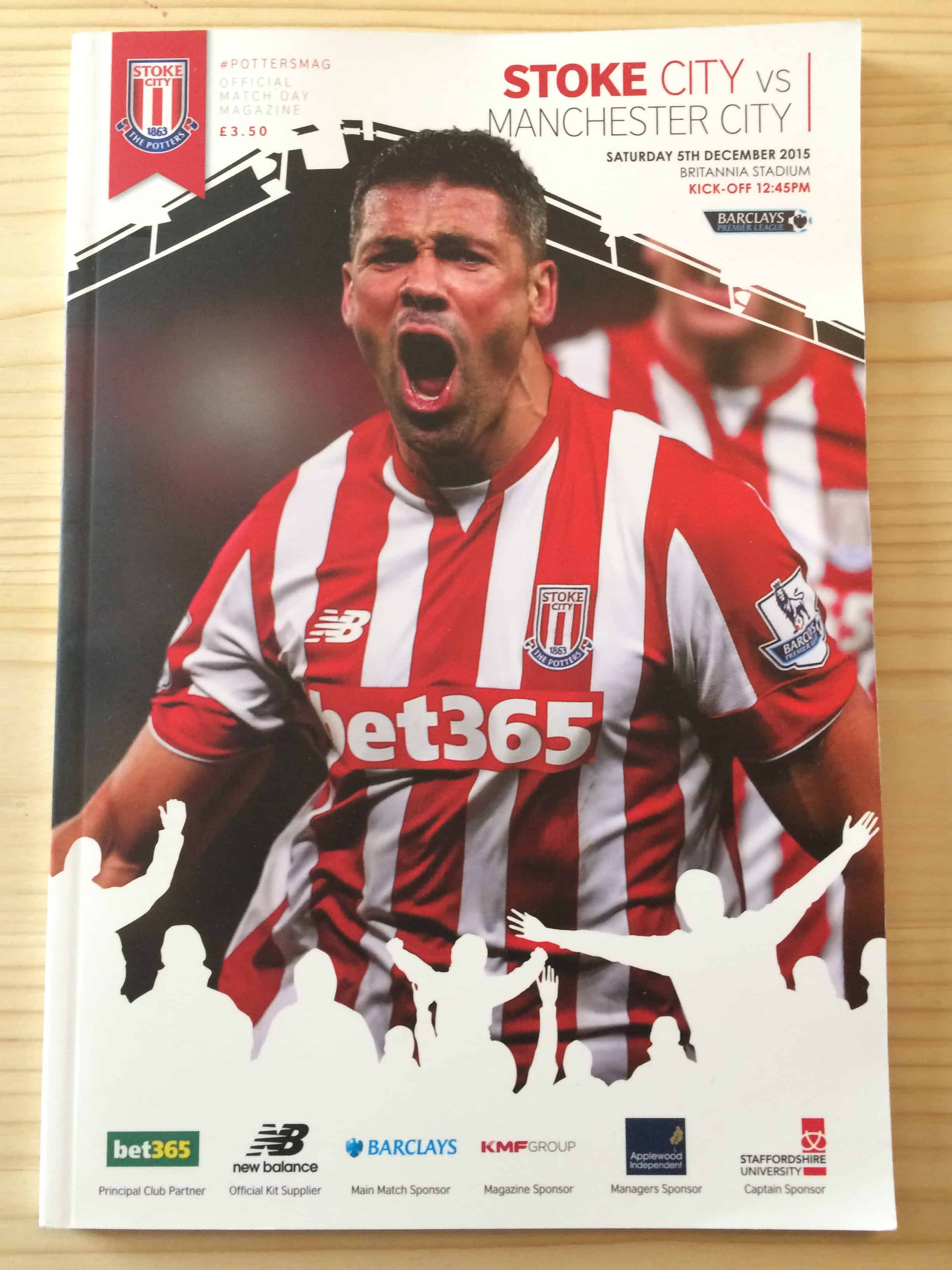 Stoke City FC v Manchester City FC